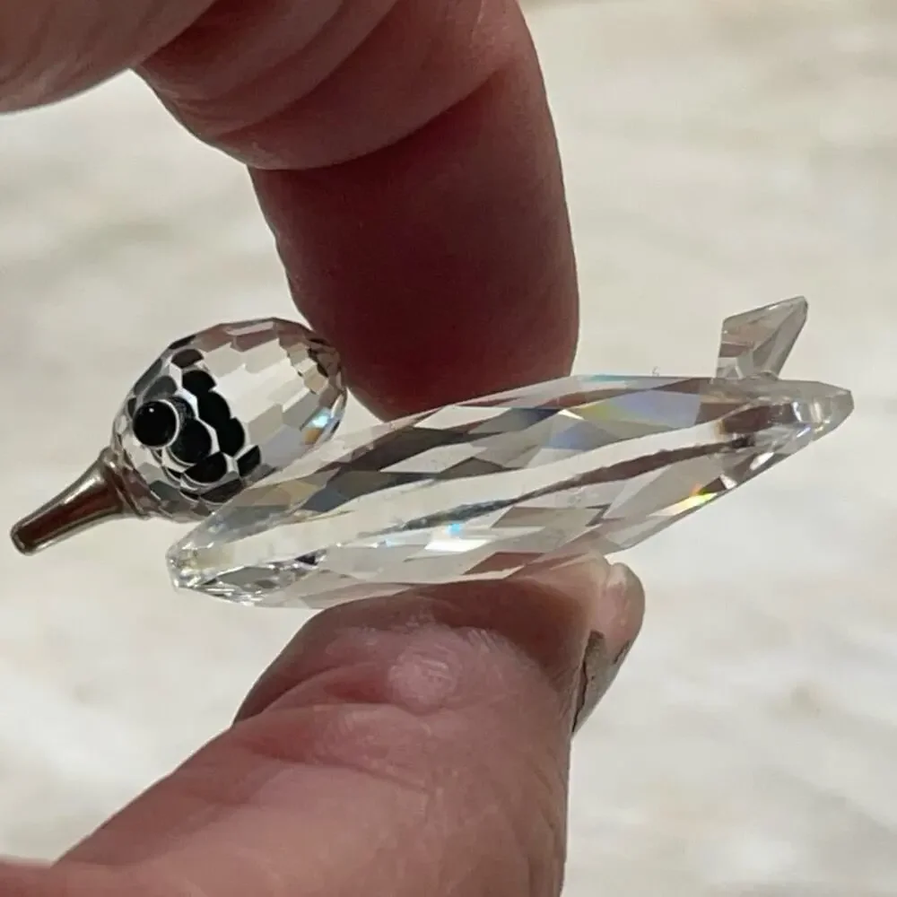 Swarovski crystal duck